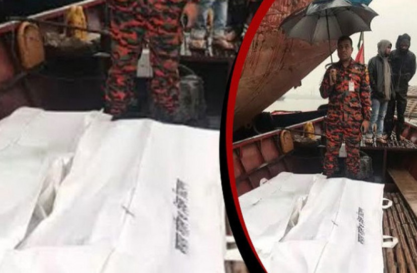 বুড়িগঙ্গায় বালিবাহী কার্গো জাহাজ ডুবে চার শ্রমিকের মৃত্যু