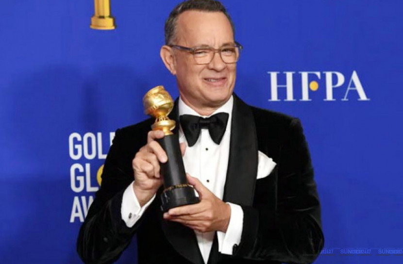 গোল্ডেন গ্লোবে আজীবন সম্মাননা পেলেন টম হ্যাঙ্কস