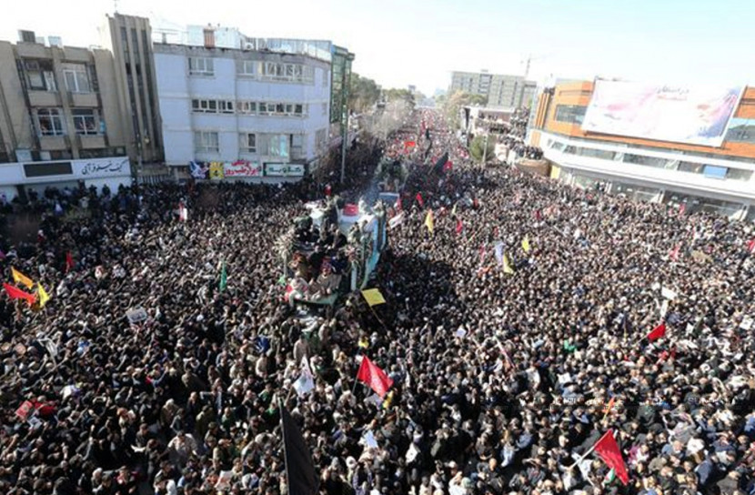 সোলাইমানির জানাযায় পদদলিত হয়ে নিহত ৩৫