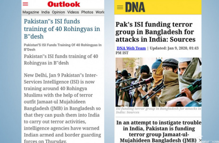 বাংলাদেশে আশ্রিত রোহিঙ্গাদেরকে জঙ্গি কার্যক্রমে লিপ্ত করার মিশন পাকিস্তানের