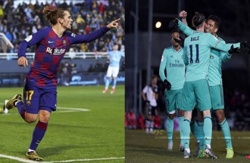 কোপা দেল রে’র শেষ ষোলোয় রিয়াল-বার্সা