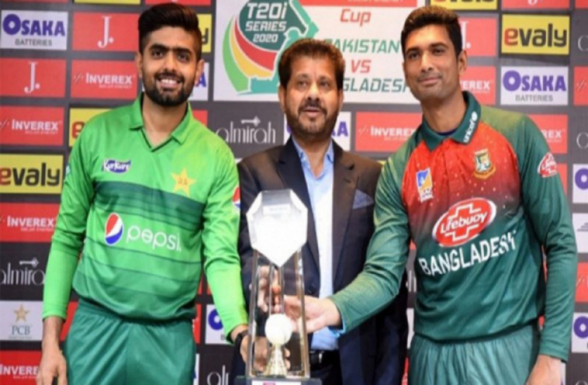 টি-টোয়েন্টি সিরিজের ট্রফি উন্মোচন