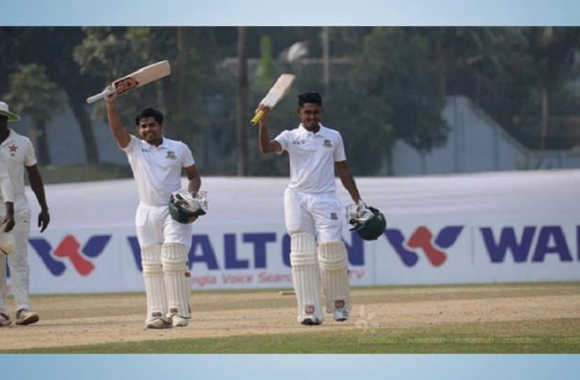 আল আমিন-তামিমের ব্যাটে বাংলাদেশের দাপুটে প্রস্তুতি