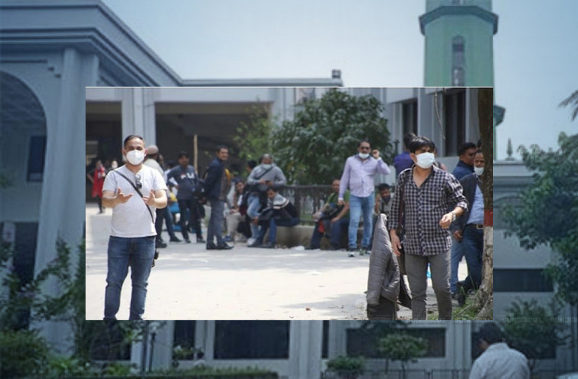 হজ ক্যাম্পে ইতালি ফেরতদের বিক্ষোভ