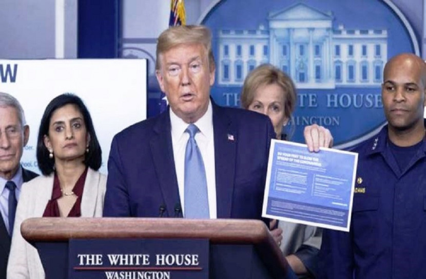 করোনাকে 'চাইনিজ ভাইরাস' বললেন ট্রাম্প