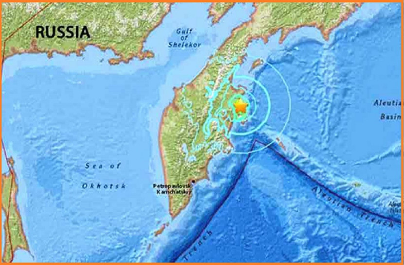 রাশিয়ায় ৭.৮ মাত্রার ভূমিকম্প; সুনামি সতর্কতা