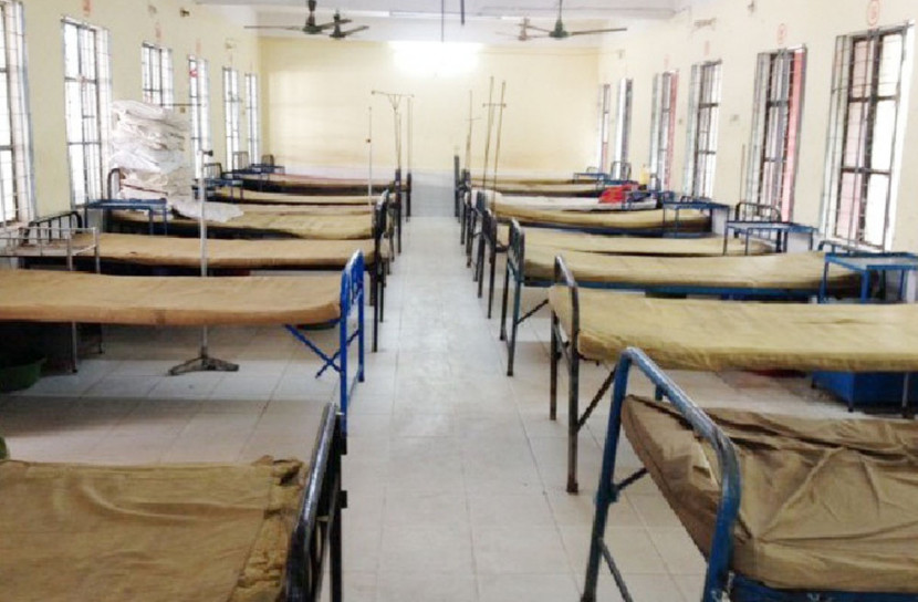 করোনা আতঙ্কে রোগী শূন্য হাসপাতাল