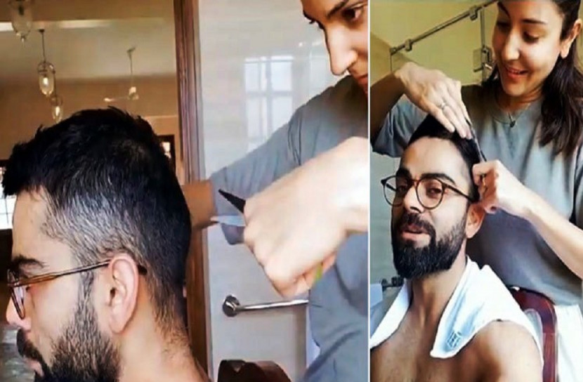 ‘নাপিত’ স্ত্রীর সেবায় সন্তুষ্ট কোহলি