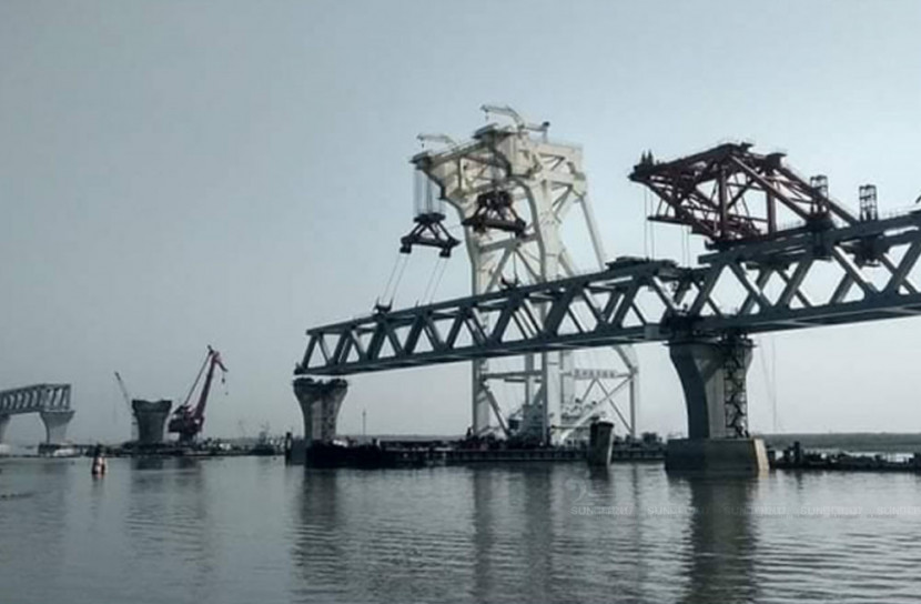 পদ্মা সেতুর সর্বশেষ পিলারের কাজ সম্পন্ন