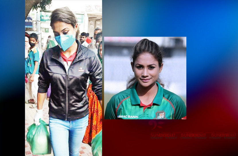 জন্মদিনে অসহায়দের পাশে জাহানারা