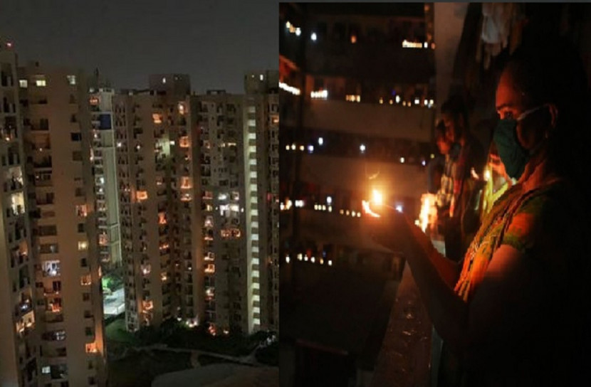 করোনার বিরুদ্ধে ভারতের ৯ মিনিটের লড়াই