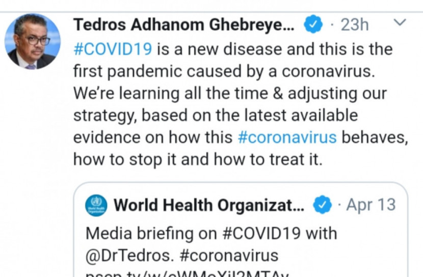 করোনা নিয়ে আশার কথা শোনাচ্ছে বিশ্ব স্বাস্থ্য সংস্থা