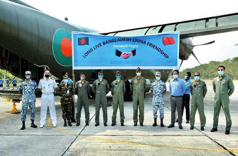 চীন থেকে চিকিৎসা সামগ্রী নিয়ে এলো বিমান বাহিনী