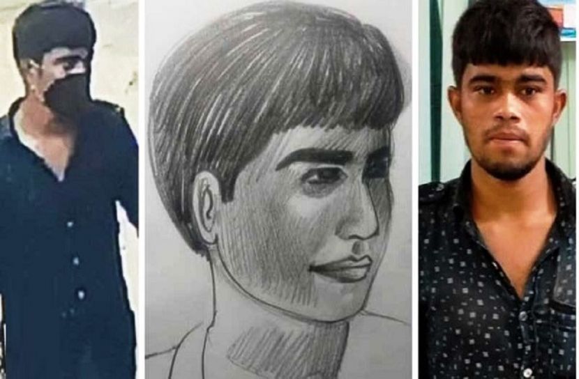 শিল্পীর স্কেচ দেখে গ্রেফতার হওয়া অপরাধী রিমান্ডে