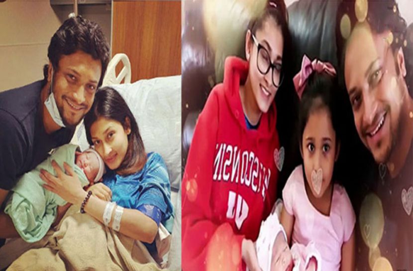 দ্বিতীয় কন্যা সন্তানের ছবি দেখালেন সাকিব