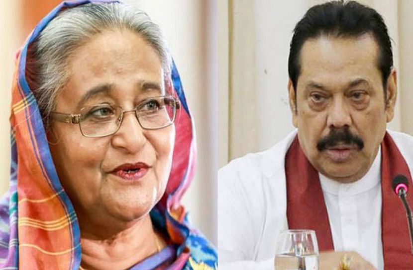 রাজাপাকসেকে প্রধানমন্ত্রীর ফুলেল শুভেচ্ছা