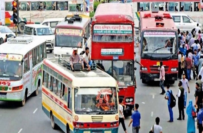 সড়কে ৬৭ দিন পর গণপরিবহন