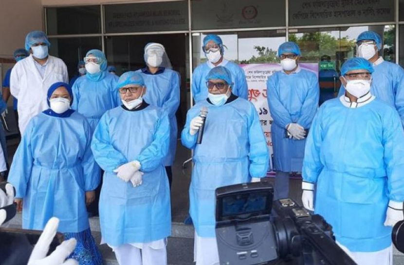 শেখ ফজিলাতুন্নেছা মুজিব হাসপাতালেও করোনা টেস্ট ল্যাব
