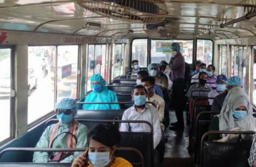 মনগড়া ভাড়া আদায় করছে বাস শ্রমিকরা