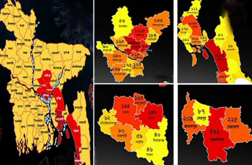 করোনায় জোন ভাগ হলে বাংলাদেশের অবস্থা