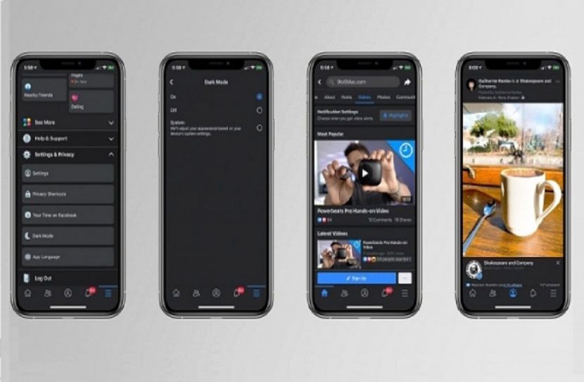 এখন থেকে স্মার্টফোনেও ফেসবুকের ডার্ক মোড!