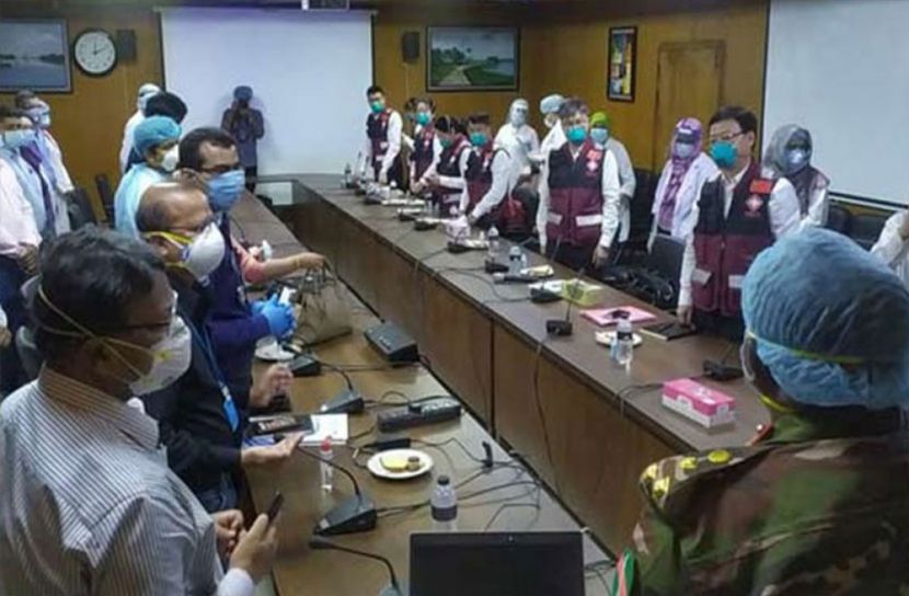 ঢাকা মেডিক্যালে চীনা প্রতিনিধিদল