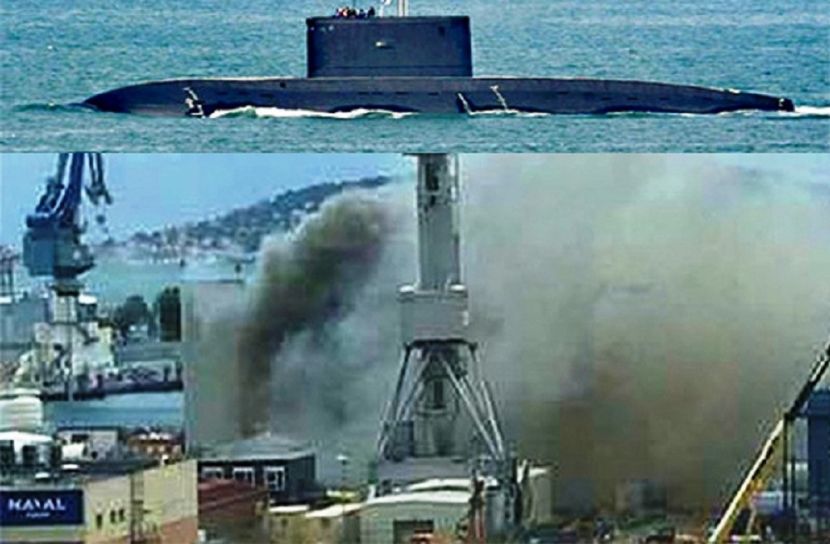 ফ্রান্সে পরমাণু সাবমেরিনে আগুন