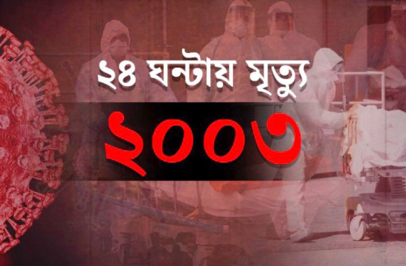 ভারতে এক দিনে দুই হাজারেরও বেশি মৃত্যু