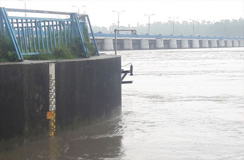 বিপদসীমার, নিচে, তিস্তার, পানি ,