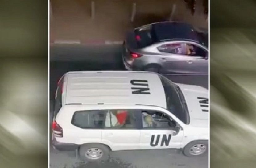 জাতিসংঘের গাড়িতে যৌনতা, ভিডিও ভাইরাল