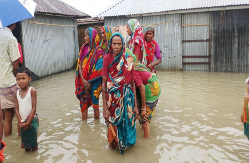 বন্যায়, পানিবন্দি, ৬০, হাজার, মানুষ,