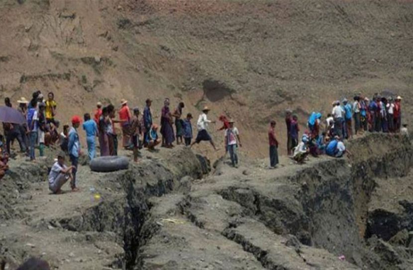মিয়ানমারে, খনি, ধসে, নিহত, ৫০,