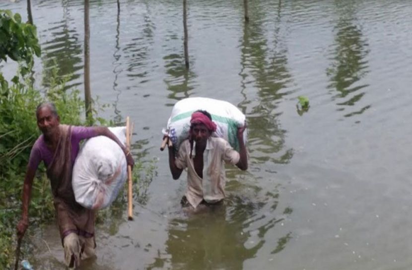 কমেছে পদ্মার পানি, এখনও বিপৎসীমার ওপরে