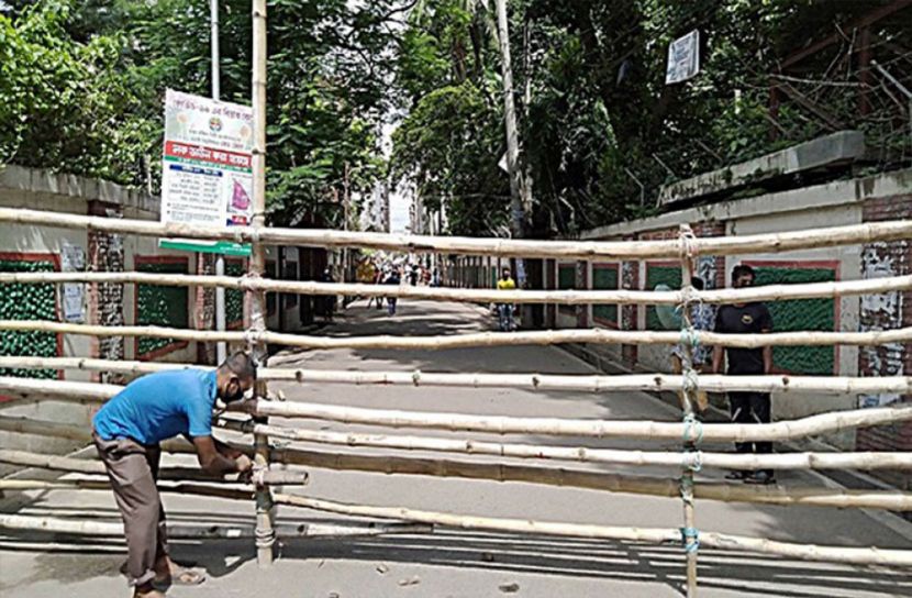 দ্বিতীয় দিনের মত ওয়ারীতে চলছে লকডাউন