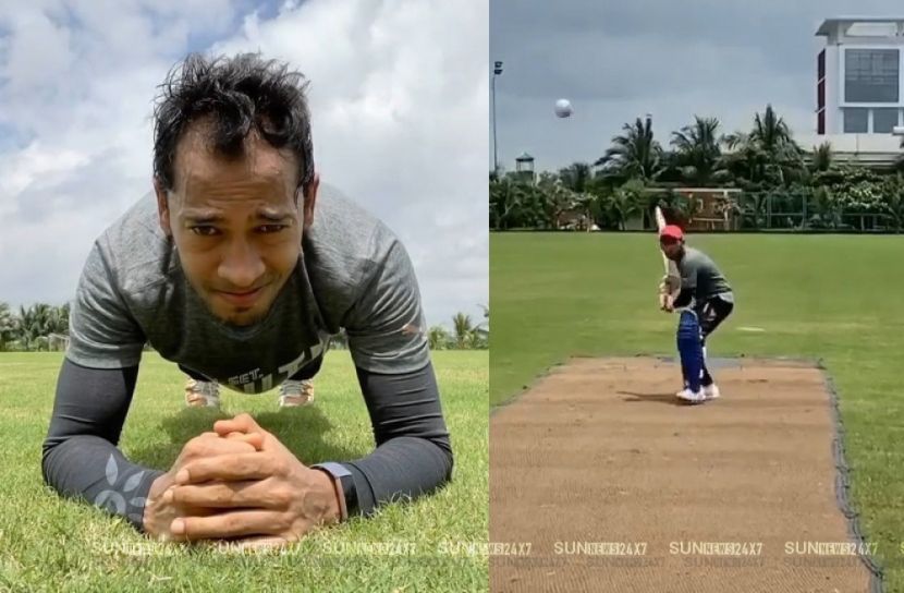 মুশফিকের মাঠের অনুশীলন