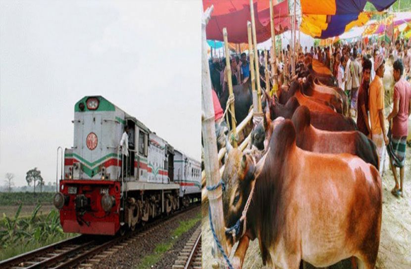 ট্রেনে আসবে কোরবানির পশু