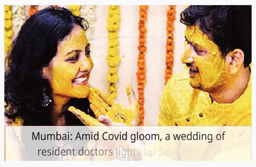 করোনা হাসপাতালেই বিয়ে!