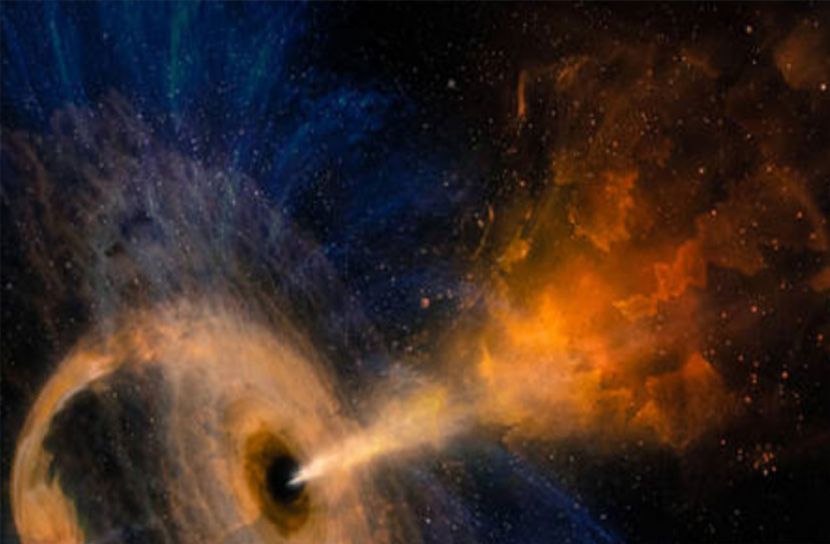 ব্ল্যাকহোল ও একটি মহাজাগতিক ম্যারেজ