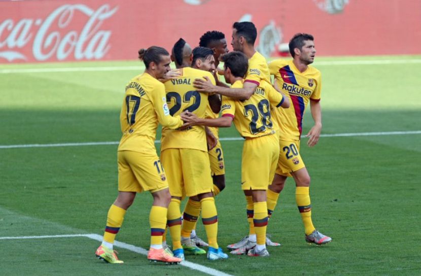 ভিদালের গোলে জয় বার্সেলোনার