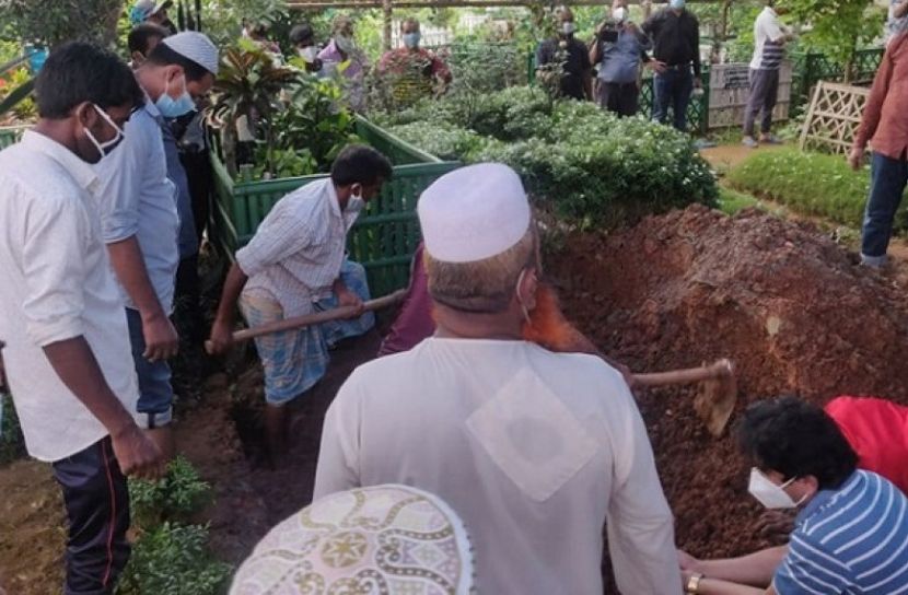 নুরুল ইসলাম বাবুলের দাফন সম্পন্ন