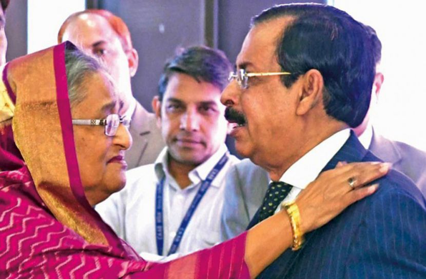 শেখ হাসিনার সাথে শেখ সেলিম