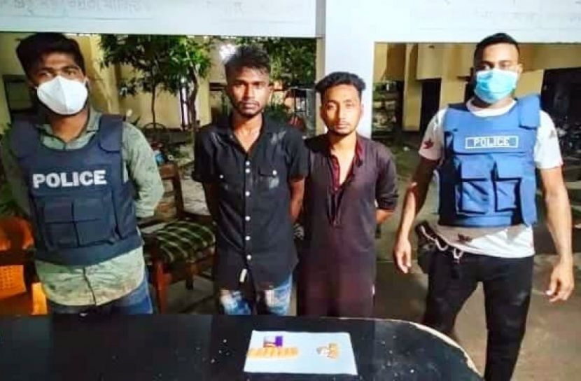 ভোলায় ইয়াবাসহ দুই মাদক ব্যবসায়ী আটক