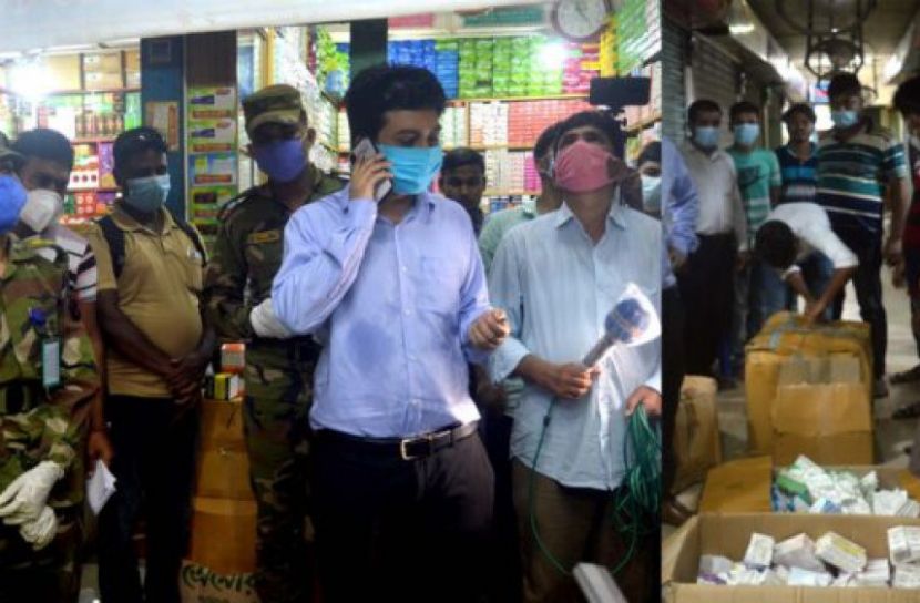 মেয়াদোত্তীর্ণ ওষুধ মজুদ, রংপুরে ১০ ফার্মেসিকে জরিমানা