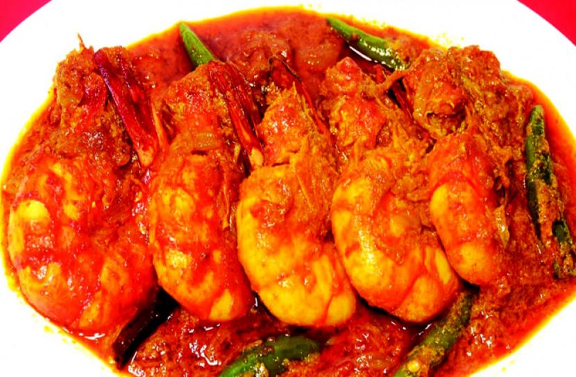 বৃষ্টির রাতে চিংড়ি ভুনা হবে ভাতের সাথে