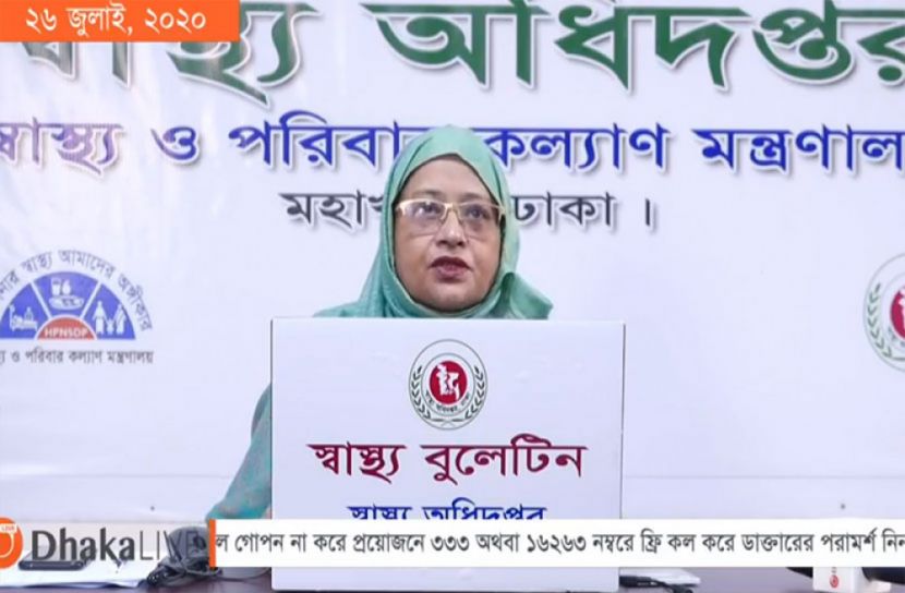 ২৪ ঘন্টায় মৃত্যু ৫৪, শনাক্ত ২২৭৫