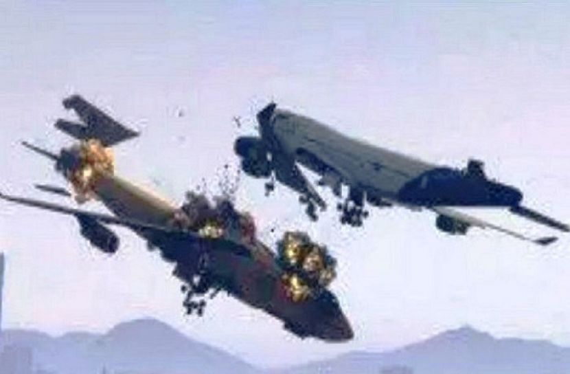 দুই বিমানের সংঘর্ষে সব আরোহী নিহত