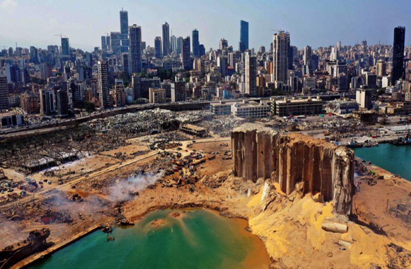 রাসায়নিক বিপর্যয়েই বিস্ফোরণ বেইরুতে