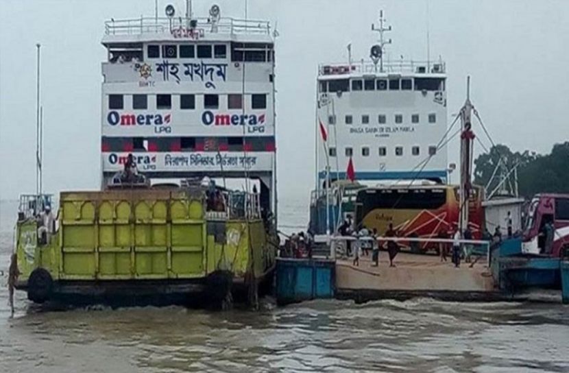 শিমুলিয়া ও কাঁঠালবাড়ী রুটে ফেরি চলাচল শুরু