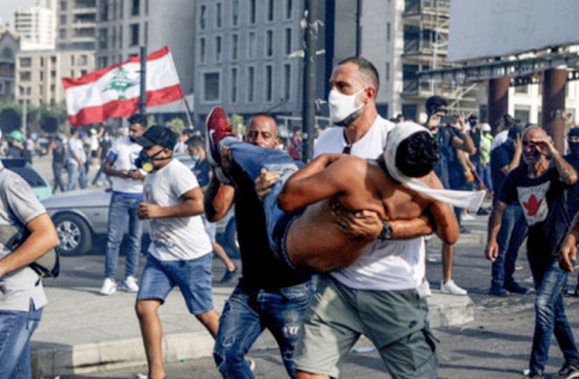 সরকারবিরোধী বিক্ষোভে উত্তাল লেবানন, আহত ৭ শতাধিক