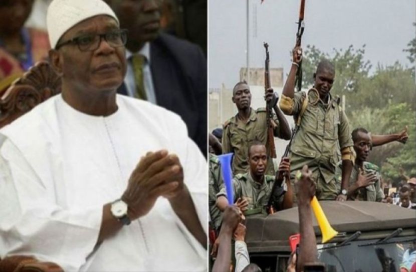 সেনা অভ্যুত্থানে পার্লামেন্ট ভেঙে মালির প্রেসিডেন্টের পদত্যাগ